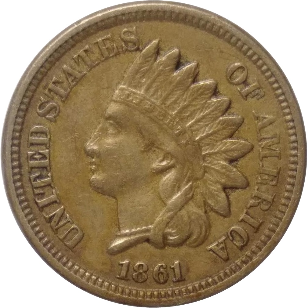 1861-Indian-Head-Cent-#3